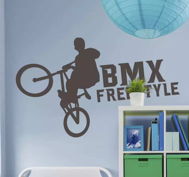 Bmx freestyle cykel dekal - Tenstickers