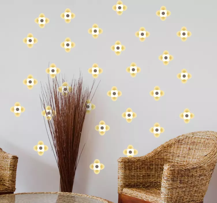 Botanisk kompositionsmetod Väggklistermärken djur - Tenstickers