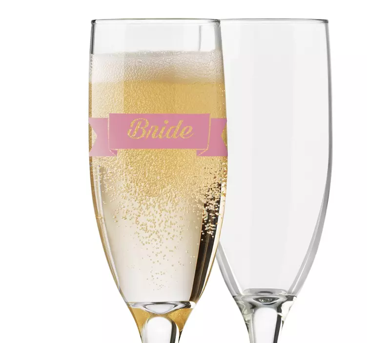 Brud klistermärke - Tenstickers