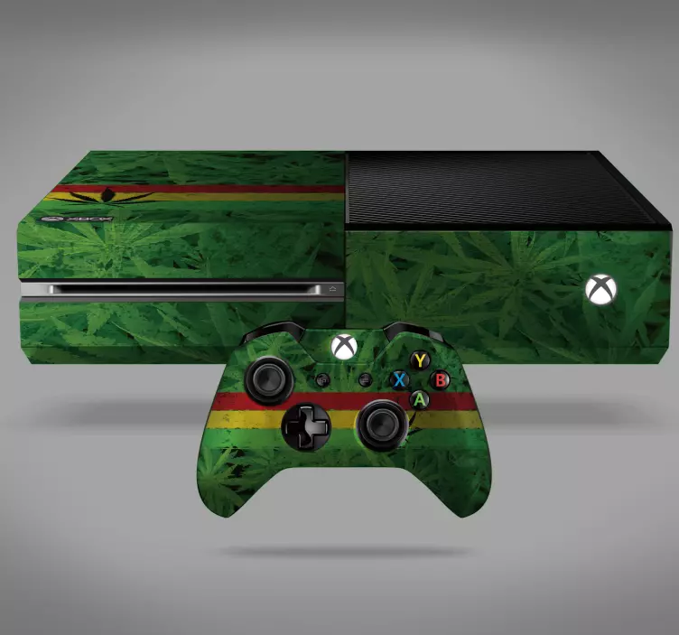 Cannabis växt xbox hud klistermärke - Tenstickers