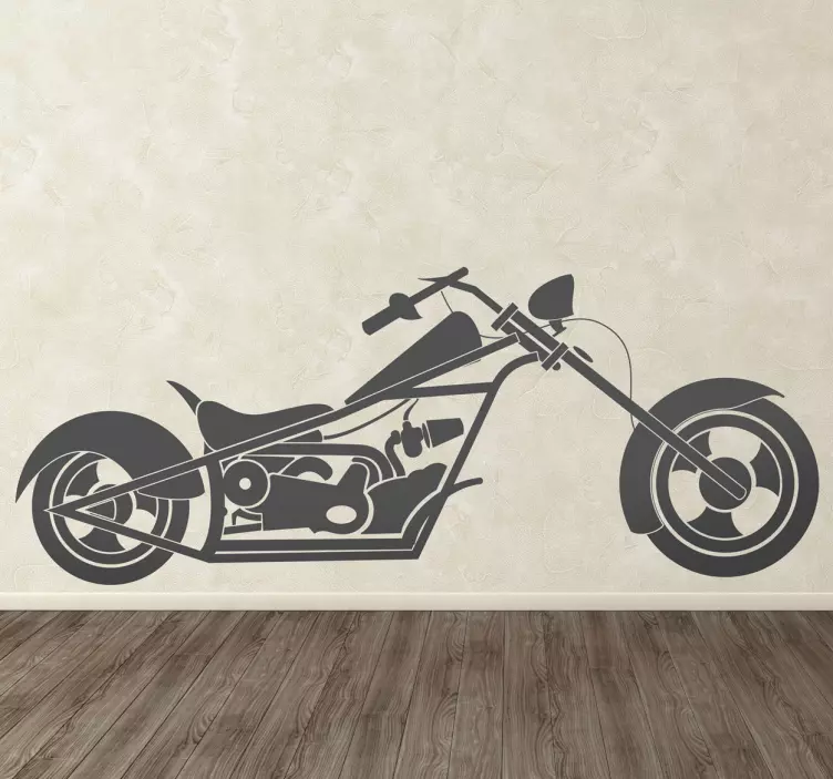 Chopper cykel dekorativa dekaler - Tenstickers