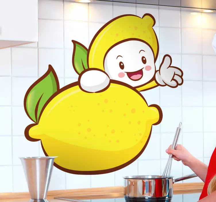 Citron kid wall sticker - Tenstickers