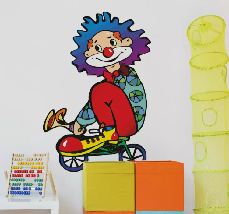 Clown barn klistermärken - Tenstickers