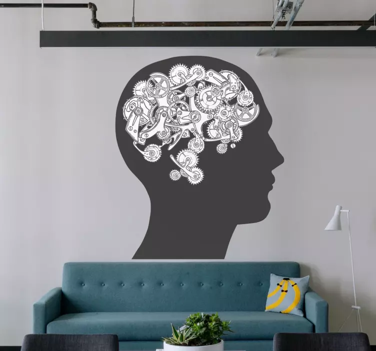 Cognitive mechanism art vetenskapsklistermärke - Tenstickers