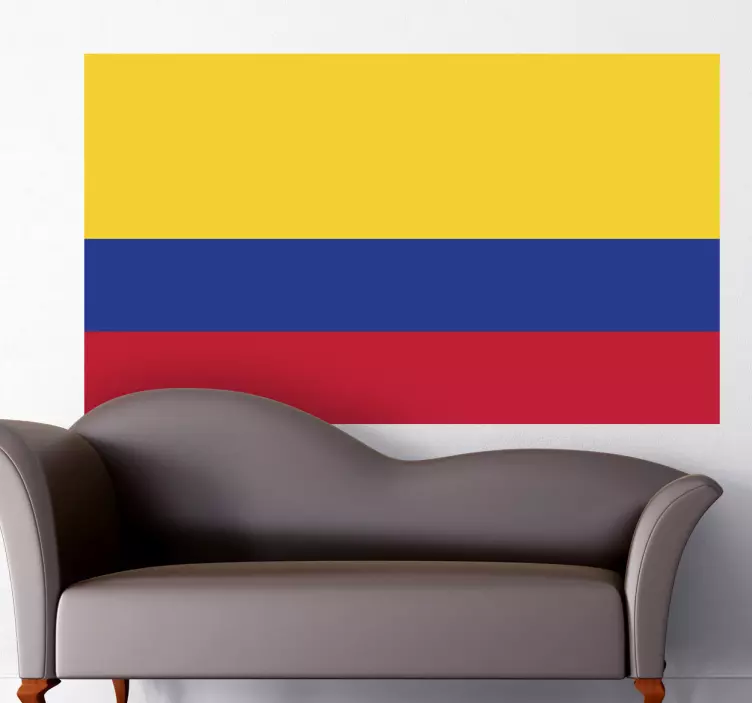 Colombia flagga klistermärke - Tenstickers