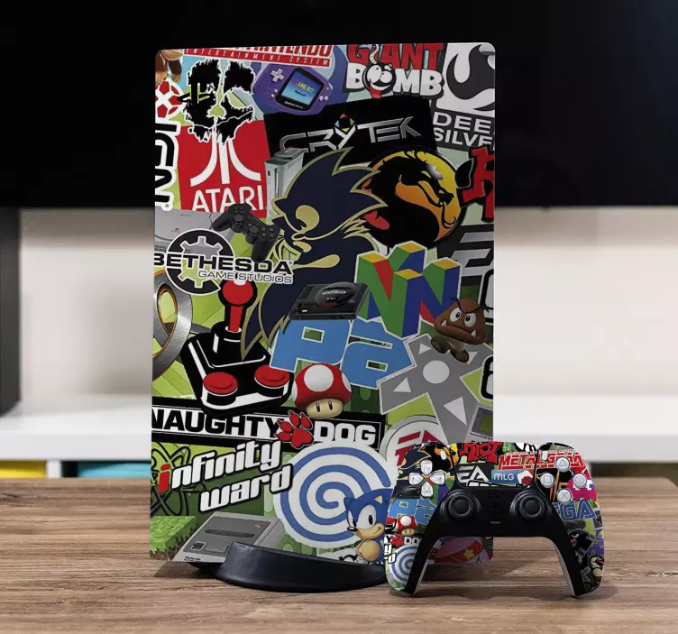 Coola klistermärken samling ps5 klistermärken - Tenstickers