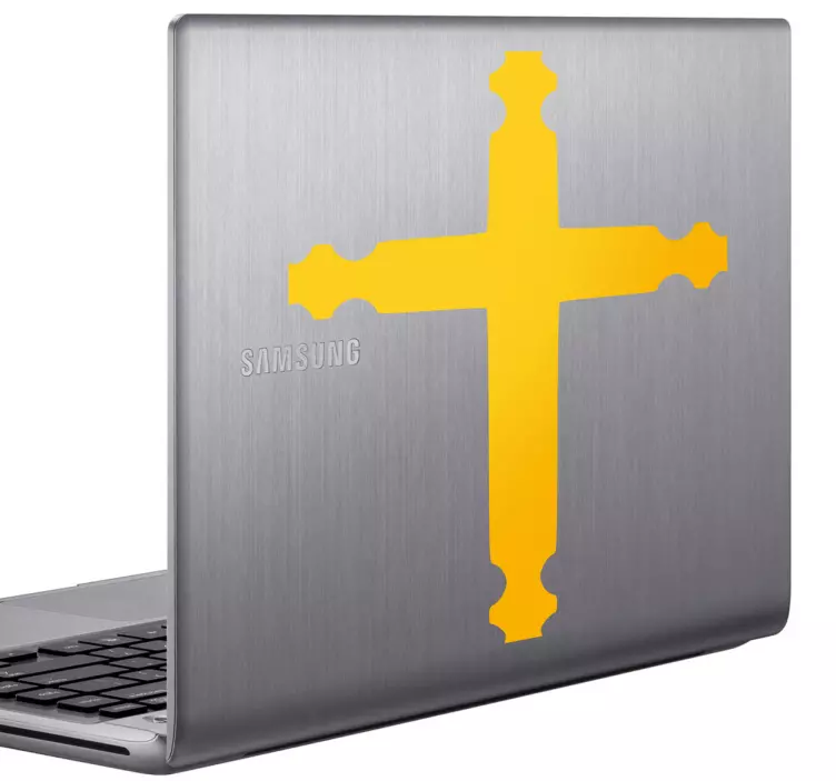 Cross laptop dekal - Tenstickers