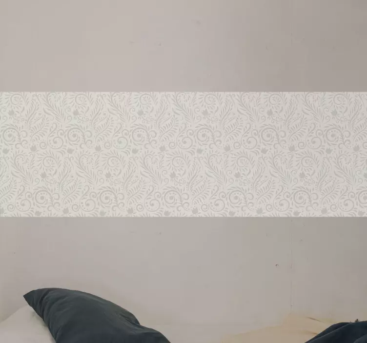 Dekorativ klistermärke graceful floral idé - Tenstickers