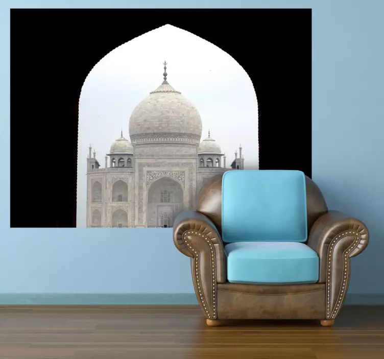 Dekorativ vinyl från taj mahal Väggklistermärken djur - Tenstickers