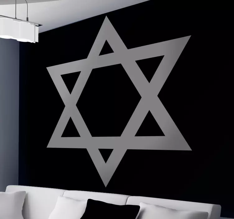 Den davidstjärna klistermärken - Tenstickers