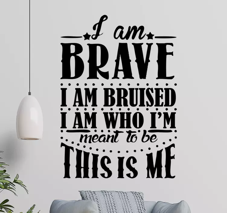 Detta är mig bioväggklistermärke - Tenstickers