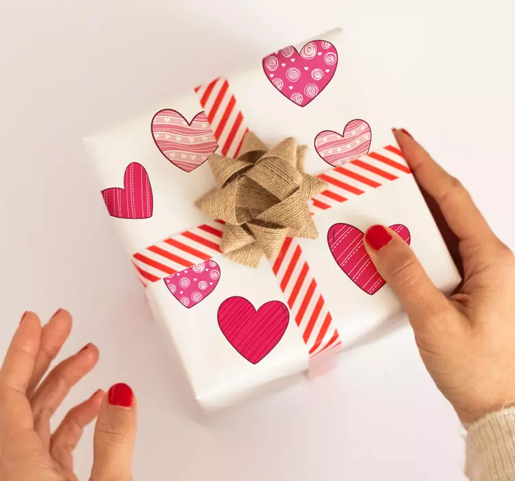 Diverse alla hjärtans hjärtan alla hjärtans klistermärke - Tenstickers