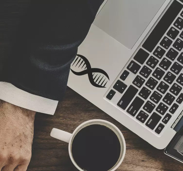 Dna laptop klistermärke - Tenstickers