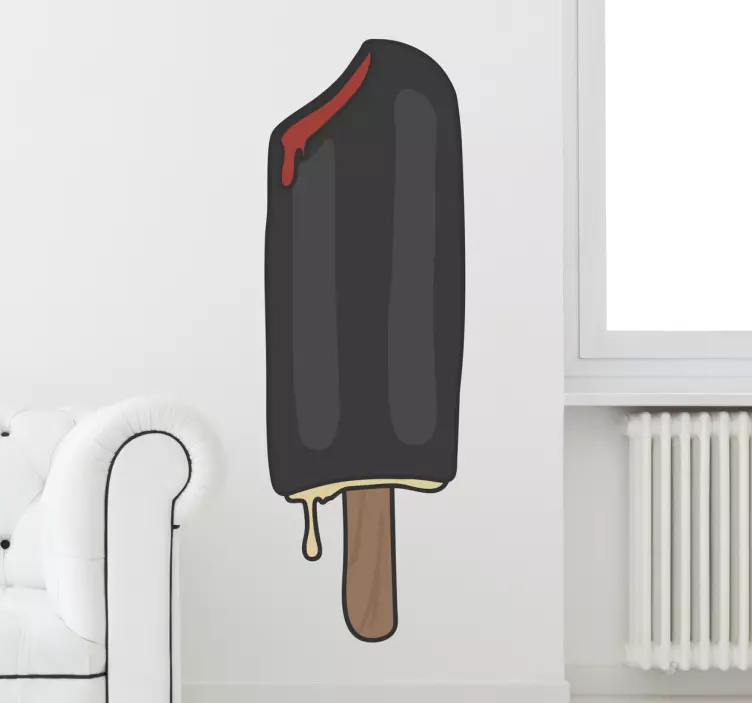 Dracula is lolly vägg klistermärke - Tenstickers
