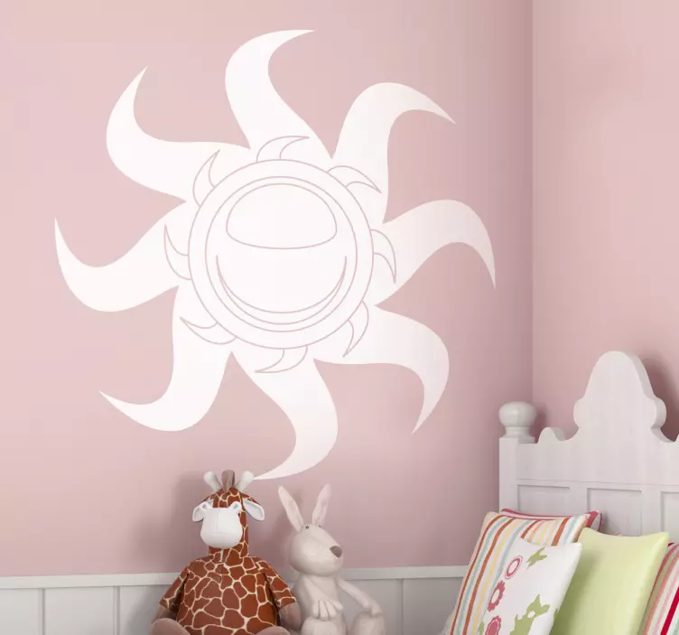 Dubbel spiral sol klistermärke - Tenstickers