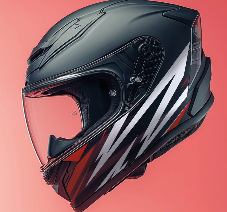 Dynamisk sportig design motorcykelklistermärke - Tenstickers