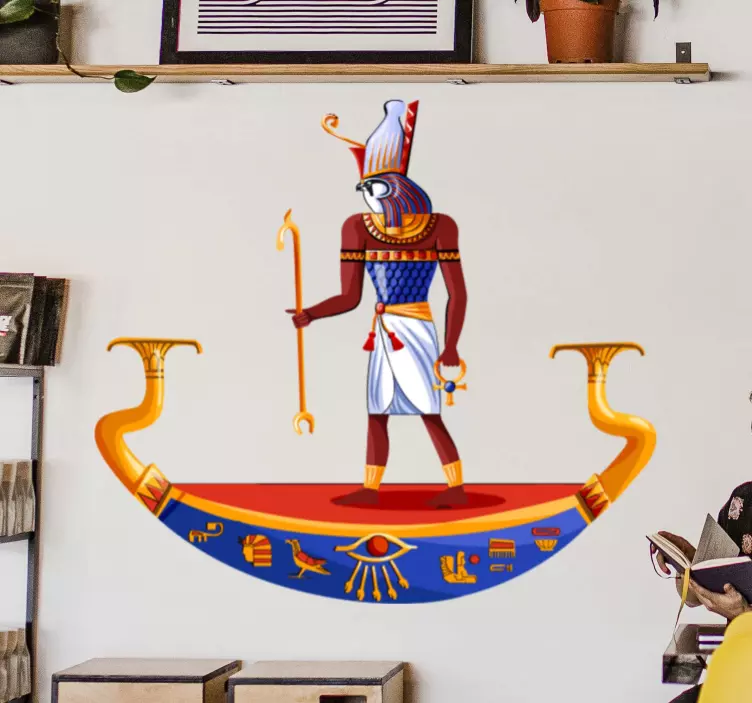 Egyptiska gud horus politik klistermärken - Tenstickers