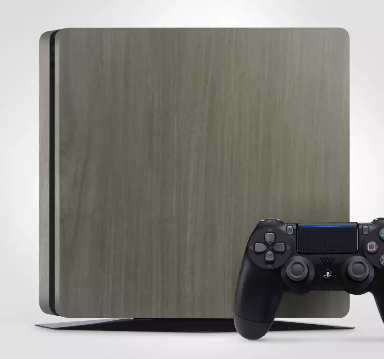 Elegant grått omslag PS4 klistermärke - Tenstickers