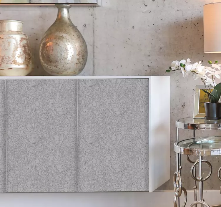 Elegant monokromt mönster Väggklistermärken djur - Tenstickers