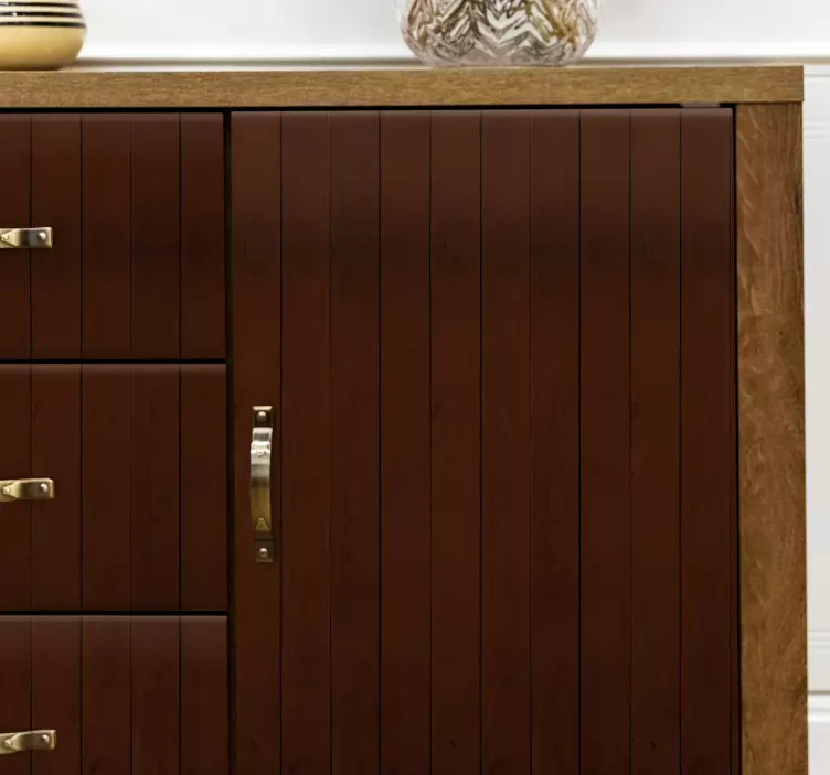 Elegant träskåp Väggklistermärken djur - Tenstickers