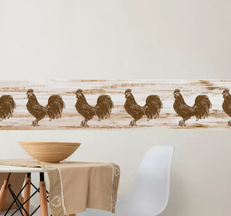 Elegant tuppmönster klistermärke borband - Tenstickers