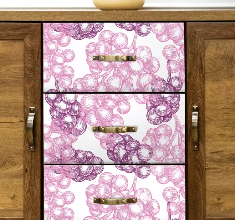 Elegant vinrankmönster Väggklistermärken djur - Tenstickers