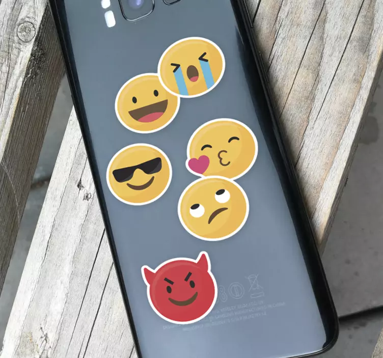 Emoji set samsung klistermärke - Tenstickers