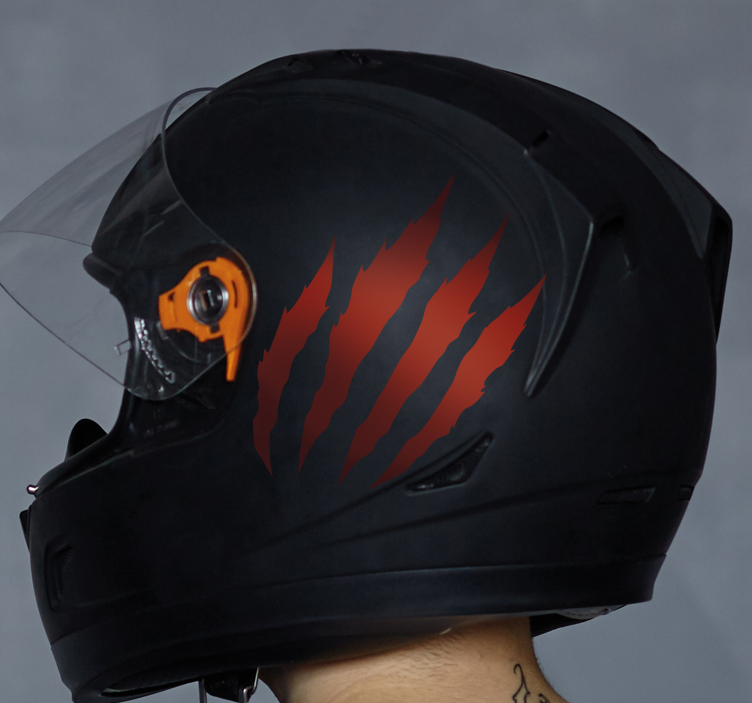 Enfärgad repdesign motorcykelklistermärke - Tenstickers