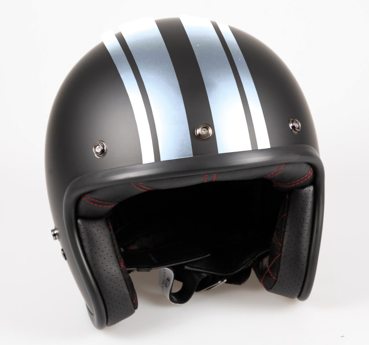 Enfärgade racinglinjer motorcykelklistermärke - Tenstickers