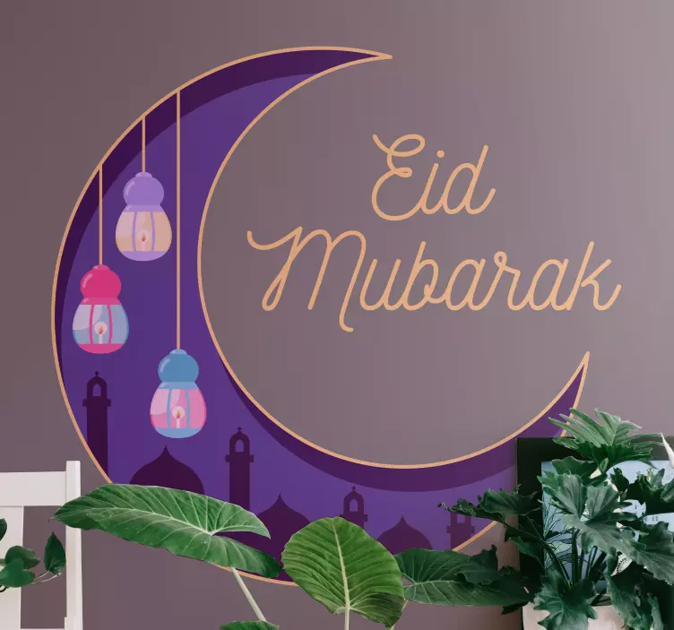 Event klistermärke månlampor - Tenstickers