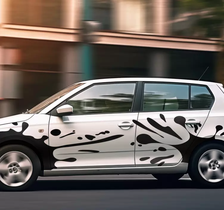 Färgfläckar Väggklistermärken bilar - Tenstickers