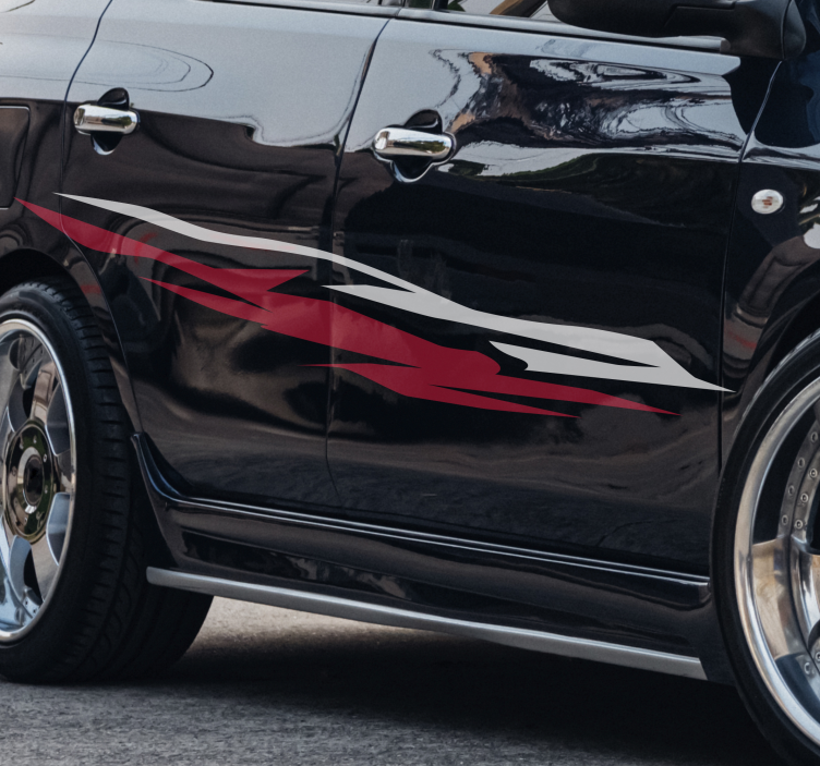 Färgstark bil wrap bil klistermärke - Tenstickers