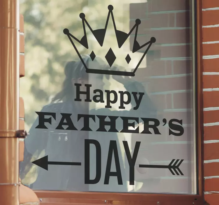 Fars dag klistermärke - Tenstickers