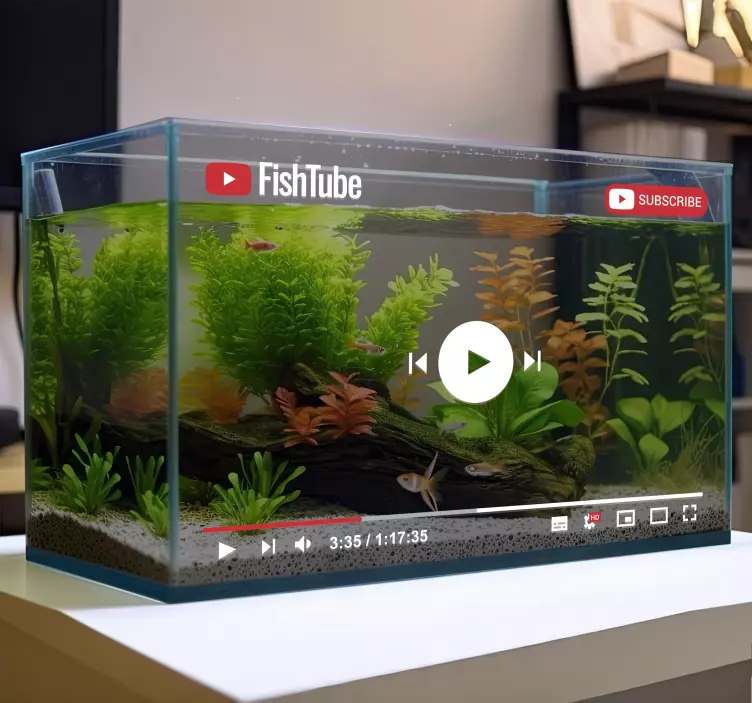 Fisk skål spelare Väggklistermärken fisk - Tenstickers