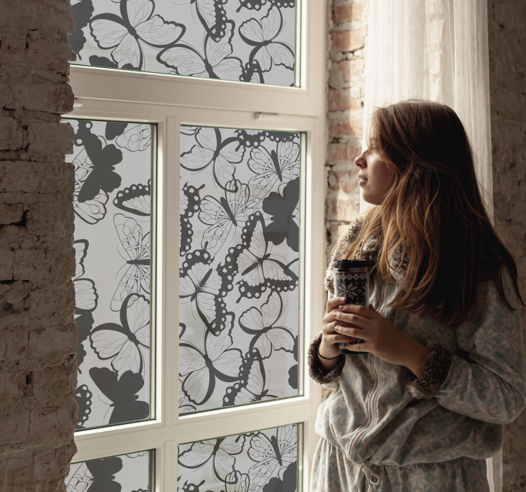 Klistermärke för fjärilsfolie - Tenstickers