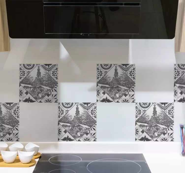 Klistermärke för flödesmarknaden - Tenstickers