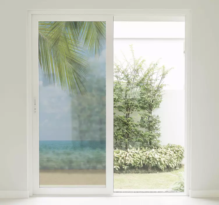 Fönster med landskap fönster klistermärke - Tenstickers