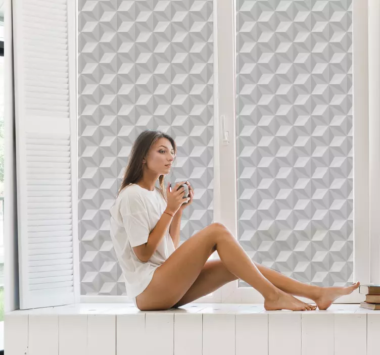 3d fyrkantig klistermärke! - Tenstickers