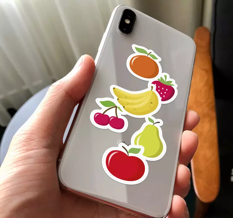 Frukt set iphone klistermärken - Tenstickers