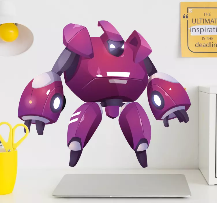 Futuristisk robotdesign Väggklistermärken djur - Tenstickers