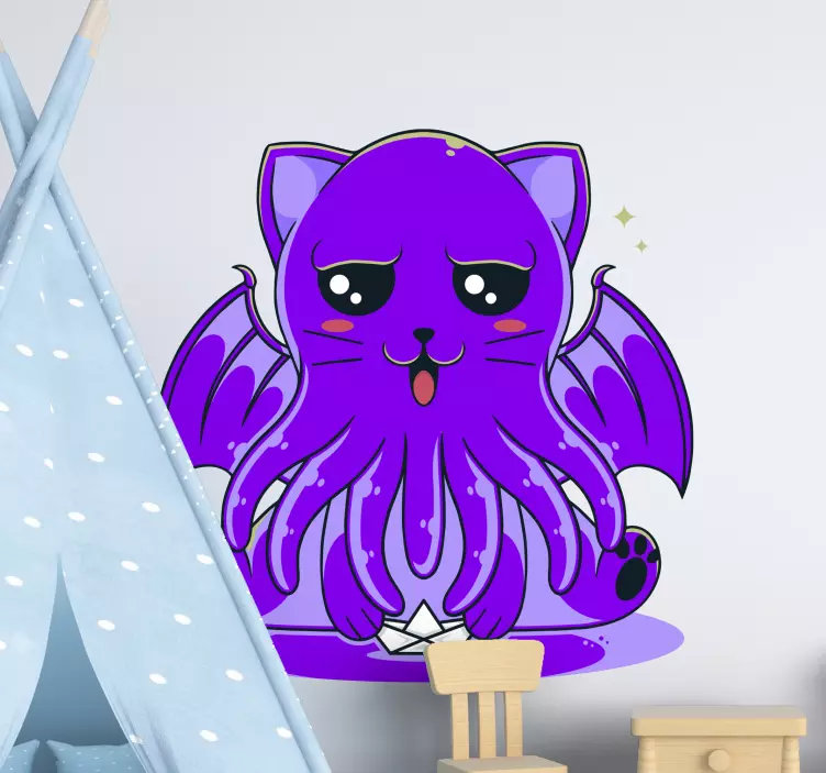 Galax anime monster tecknad klistermärke - Tenstickers