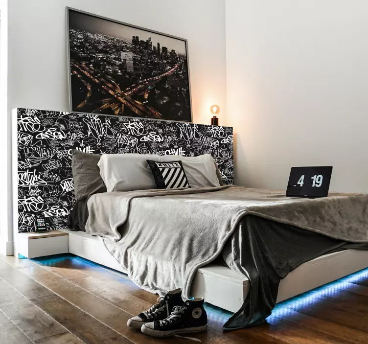 Street graffiti mönster möbel klistermärke - Tenstickers