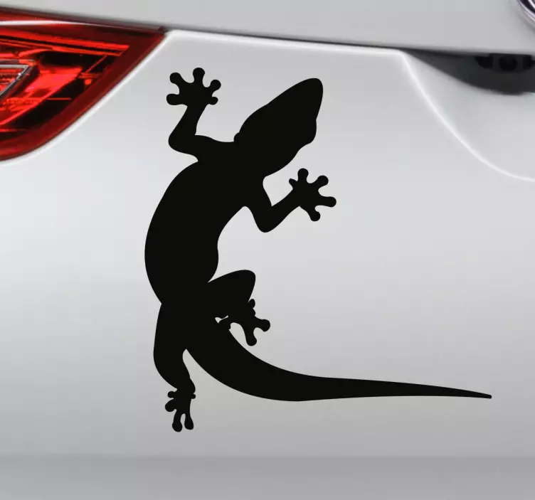 Gecko anpassad bil vinyl klistermärke - Tenstickers