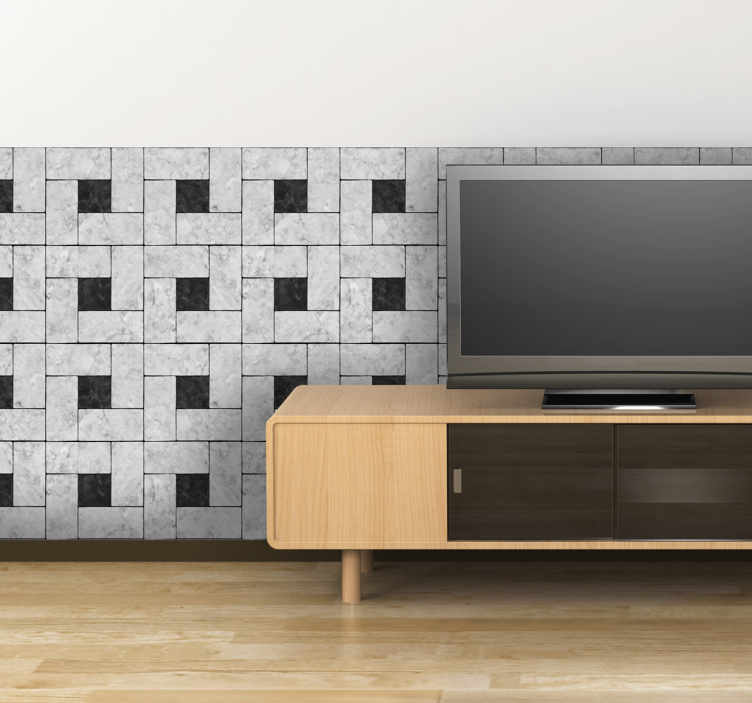 Geometrisk klistermärke för mosaiksten - Tenstickers