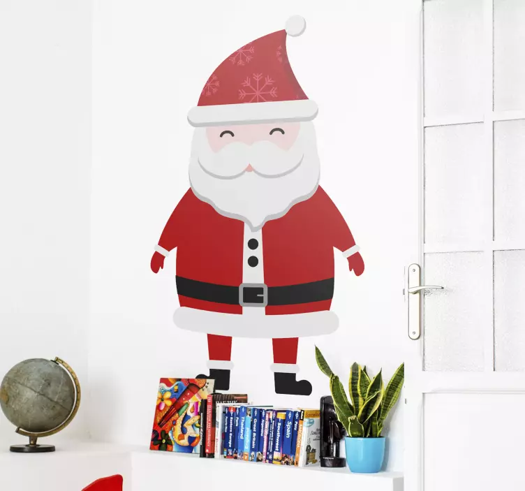 Glad jultomtekaraktär Halloween klistermärke - Tenstickers