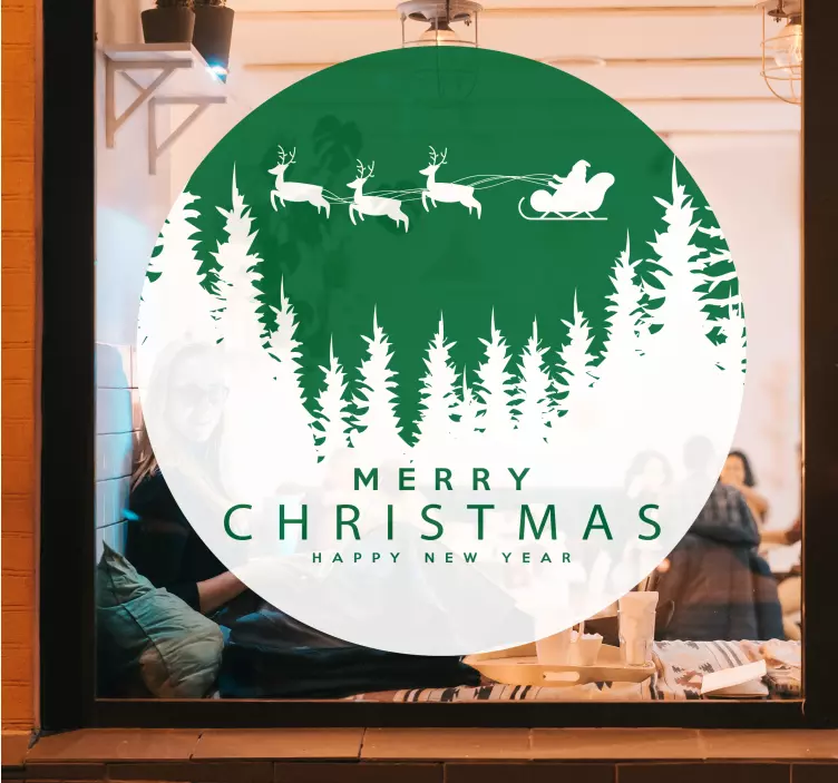 God jul med dekaler för julbakgrunder - Tenstickers