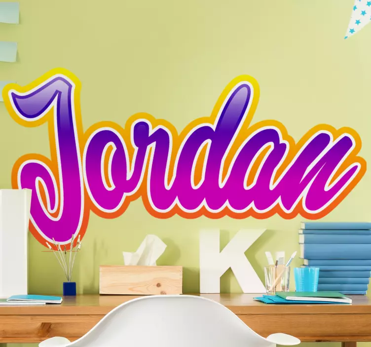 Graffiti anpassningsbart namn stadsdekal - Tenstickers