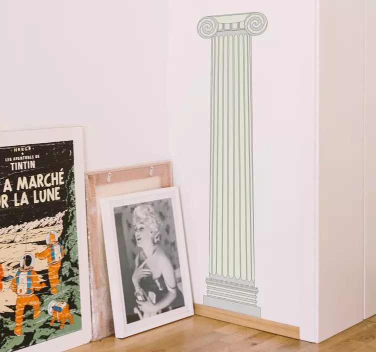 Grekisk kolumnklistermärke - Tenstickers