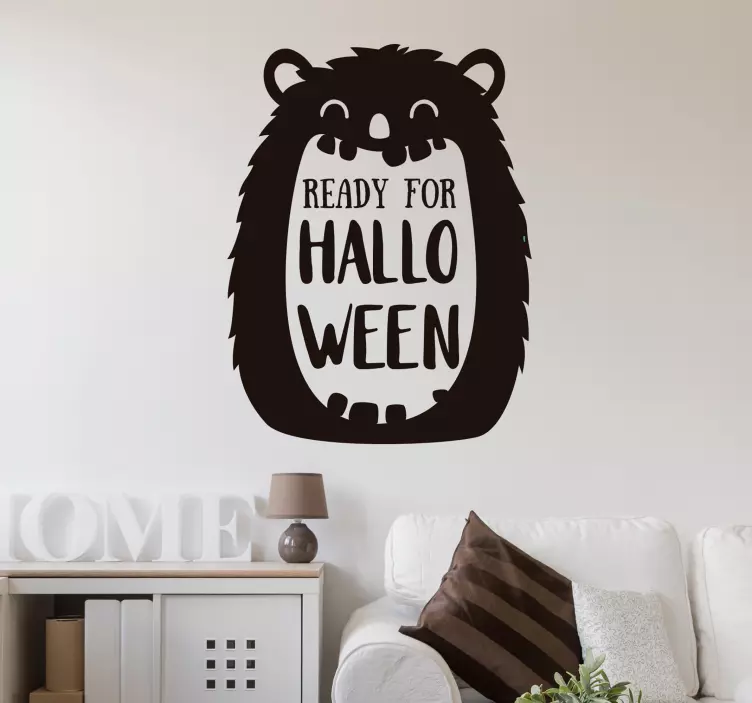 Halloween klistermärke redo för halloween - Tenstickers