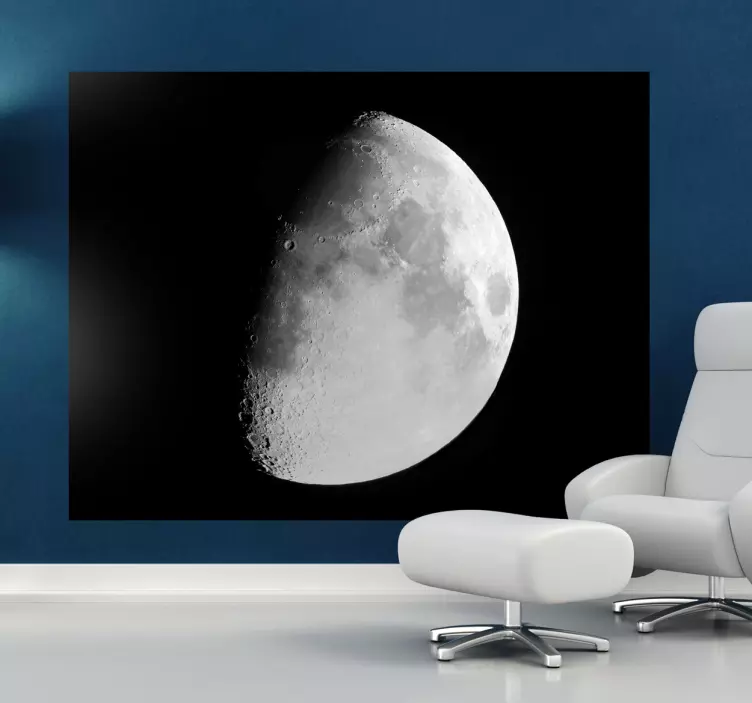 Halvmåne väggmålning klistermärke - Tenstickers
